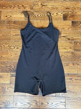 aerie Black Seamless Shapewear Bodysuit Romper